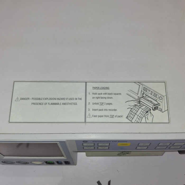 GE Healthcare Corometrics 120 Model 129 Fetal Monitor