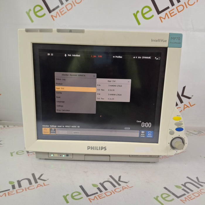 Philips IntelliVue MP70 - Anesthesia Patient Monitor