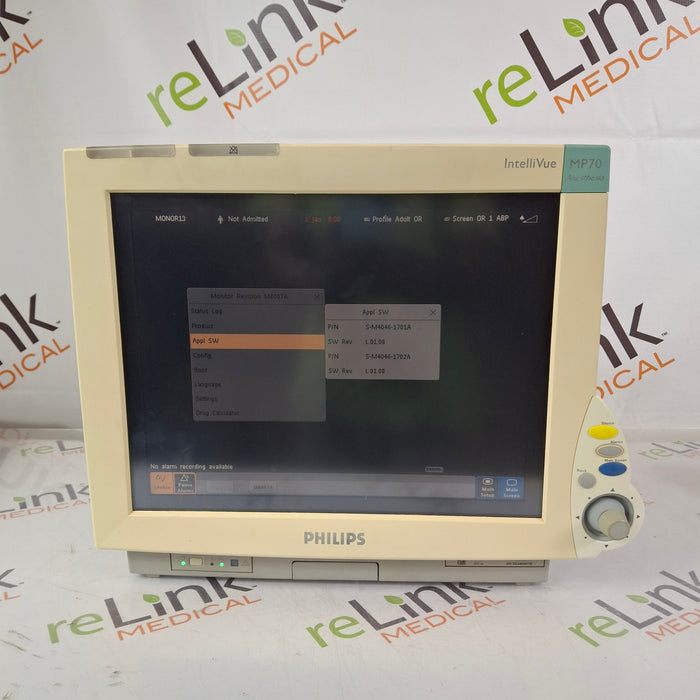 Philips IntelliVue MP70 - Anesthesia Patient Monitor