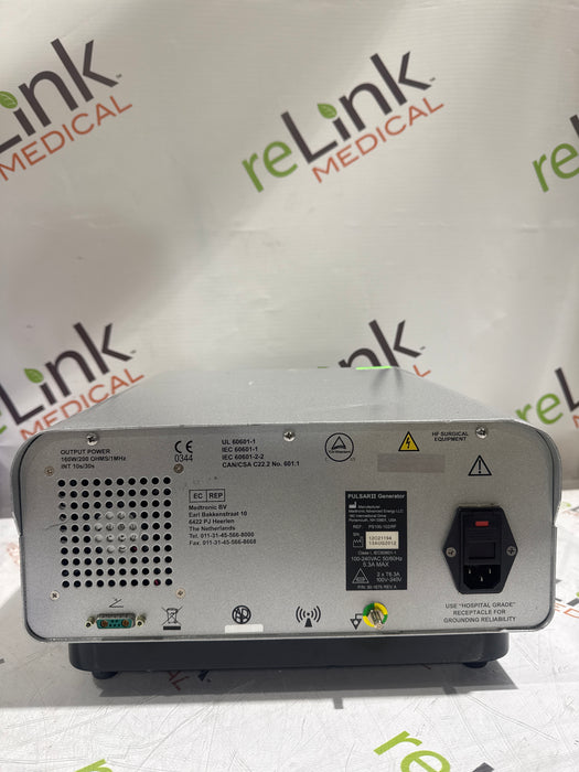Medtronic PEAK Plasmablade Pulsar II Peak Surgery System