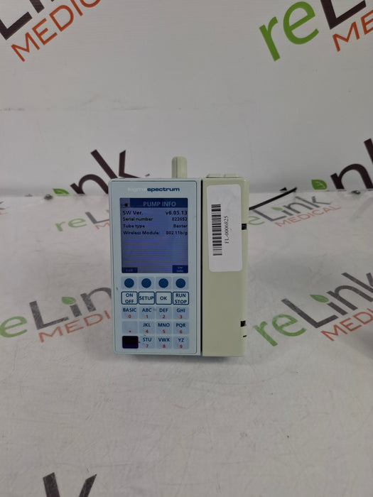 Baxter Sigma Spectrum 6.05.13 with A/B/G/N Battery Infusion Pump