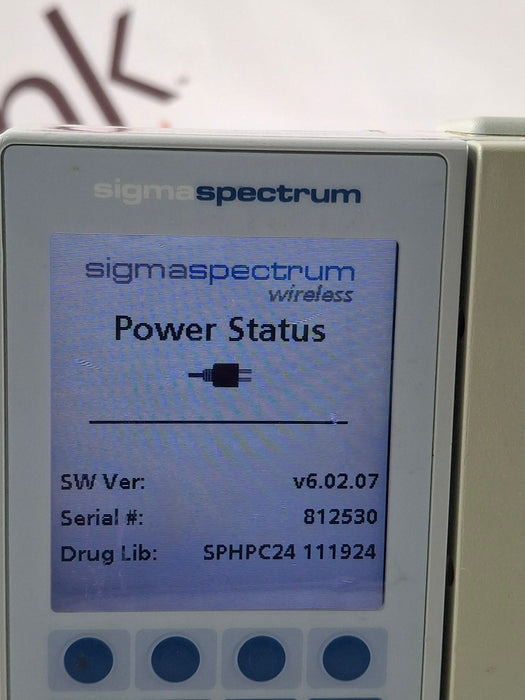 Baxter Sigma Spectrum 6.02.07 without Battery Infusion Pump