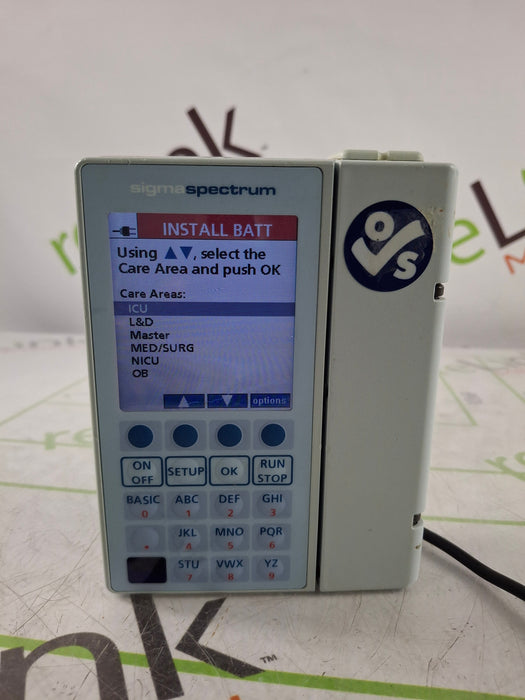 Baxter Sigma Spectrum 6.05.14 without Battery Infusion Pump