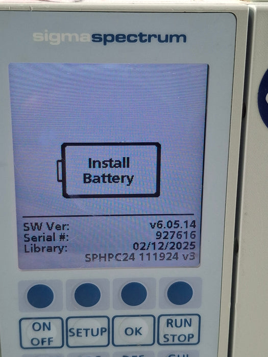 Baxter Sigma Spectrum 6.05.14 without Battery Infusion Pump