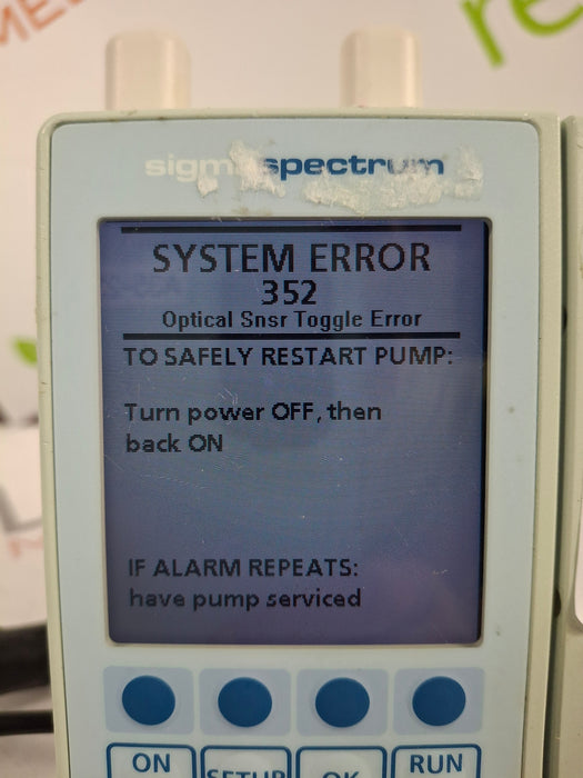 Baxter Sigma Spectrum 6.05.14 with A/B/G/N Battery Infusion Pump