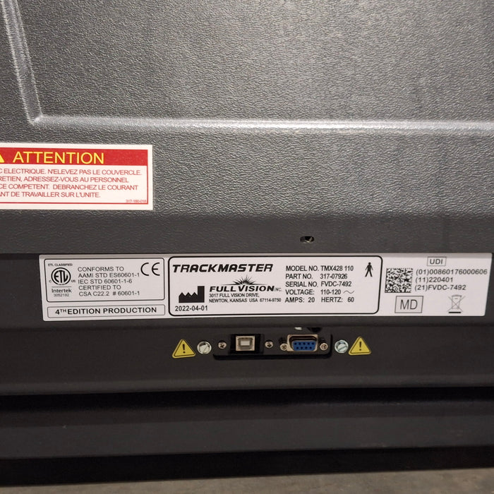 Full Vision TMX428 110 Trackmaster Stress Test Treadmill
