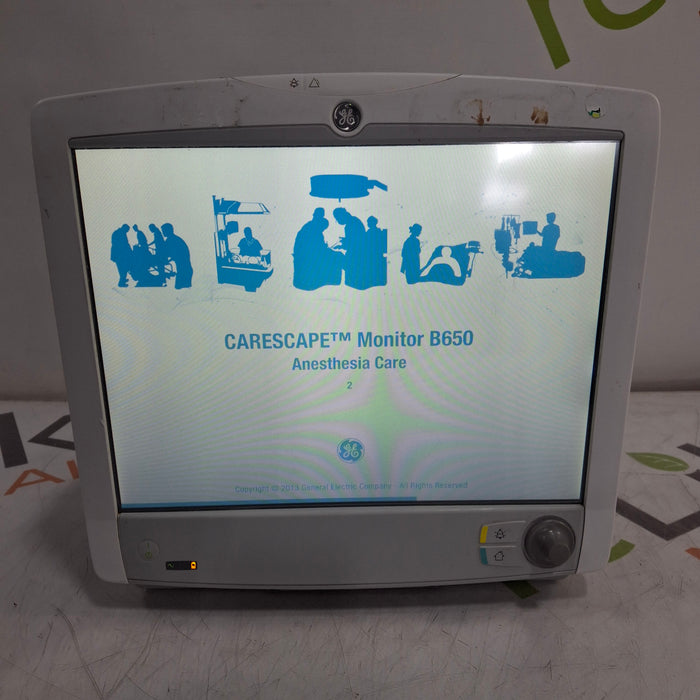GE Healthcare Carescape B650 Anesthesia Care Patient Monitor