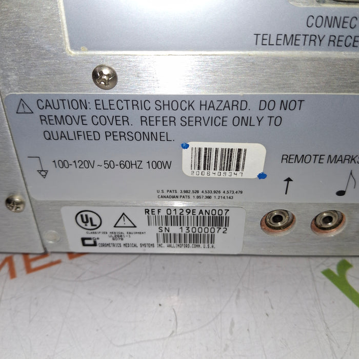 GE Healthcare Corometrics 120 Model 129 Fetal Monitor