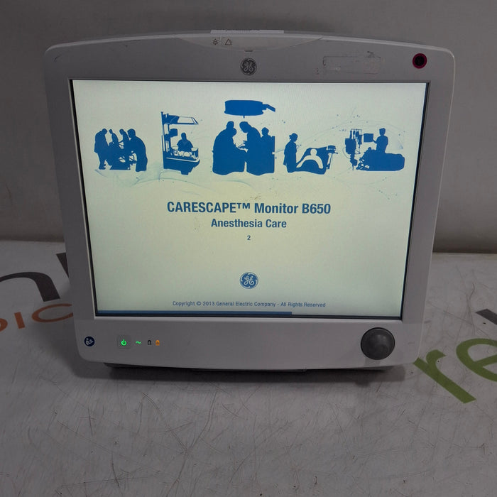 GE Healthcare Carescape B650 Anesthesia Care Patient Monitor