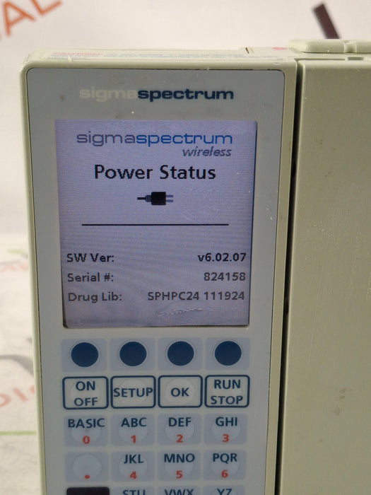 Baxter Sigma Spectrum 6.02.07 without Battery Infusion Pump