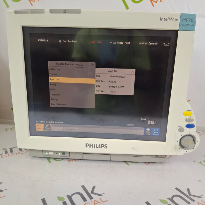 Philips IntelliVue MP70 - Anesthesia Patient Monitor