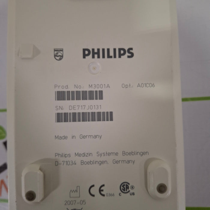 Philips M3001A-A01C06 Fast SpO2, NIBP, ECG, Temp, IBP MMS Module