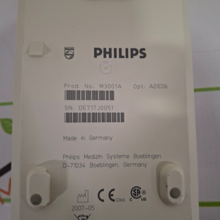 Philips M3001A-A01C06 Fast SpO2, NIBP, ECG, Temp, IBP MMS Module