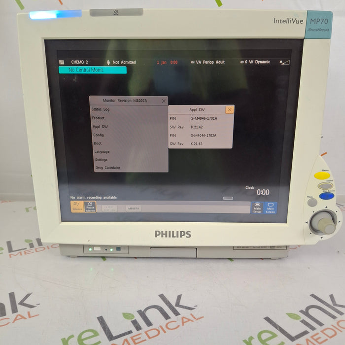 Philips IntelliVue MP70 - Anesthesia Patient Monitor