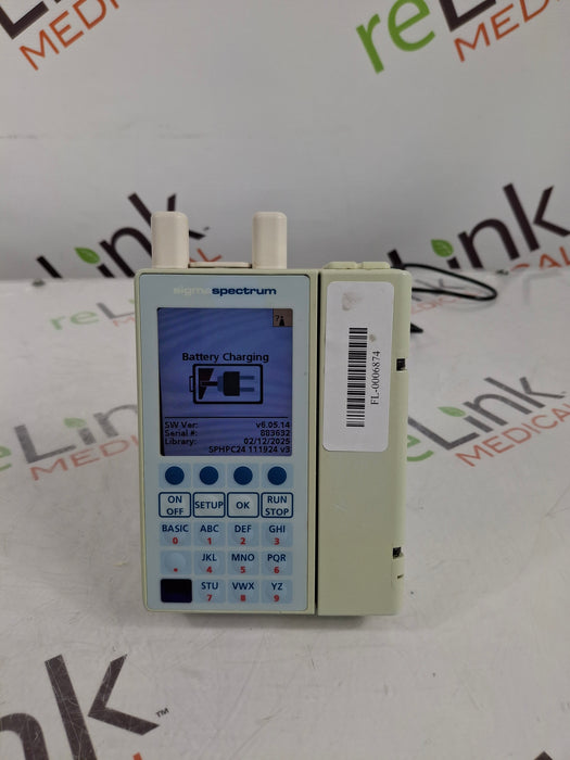 Baxter Sigma Spectrum 6.05.14 with A/B/G/N Battery Infusion Pump