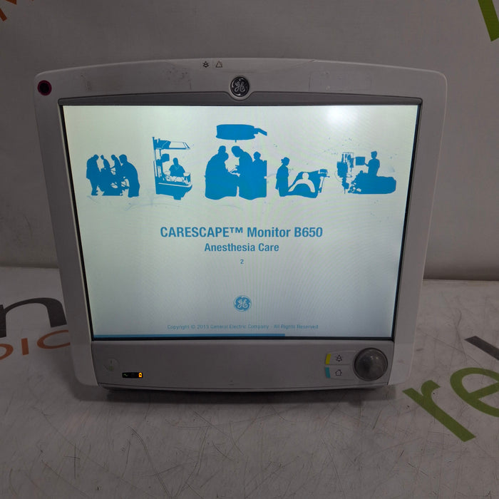 GE Healthcare Carescape B650 Anesthesia Care Patient Monitor