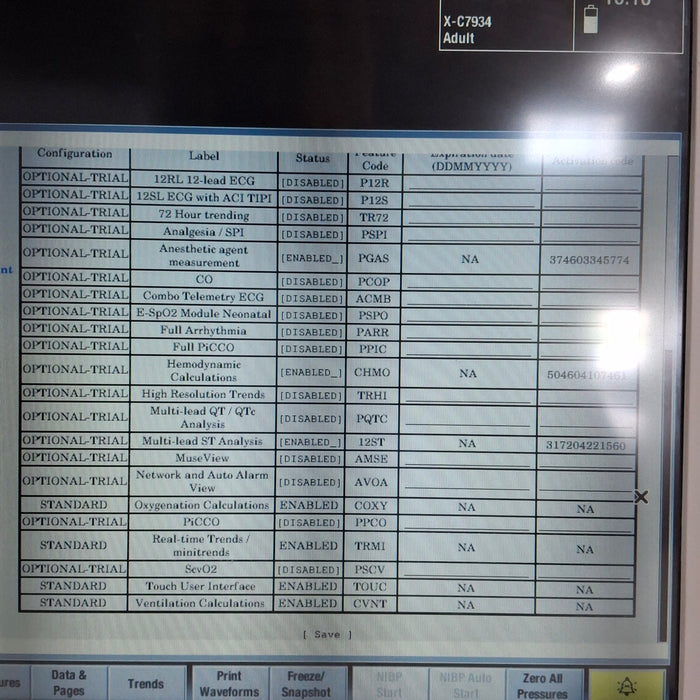 GE Healthcare Carescape B650 Anesthesia Care Patient Monitor