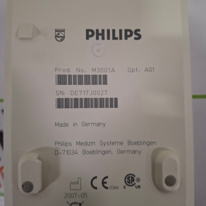 Philips M3001A-A01 Fast SpO2, NIBP, ECG MMS Module