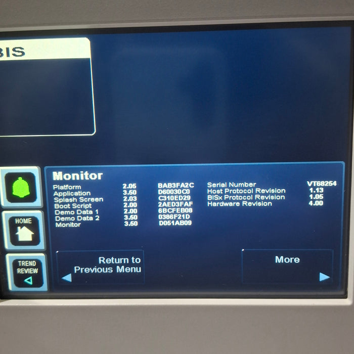 Covidien BIS Monitoring System Bispectral Index Monitor