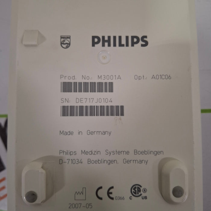 Philips M3001A-A01C06 Fast SpO2, NIBP, ECG, Temp, IBP MMS Module