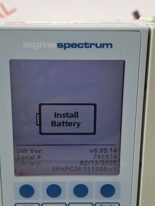 Baxter Sigma Spectrum 6.05.14 without Battery Infusion Pump