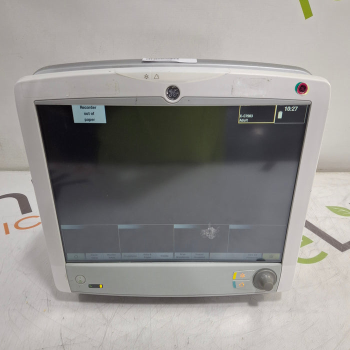 GE Healthcare Carescape B650 Anesthesia Care Patient Monitor
