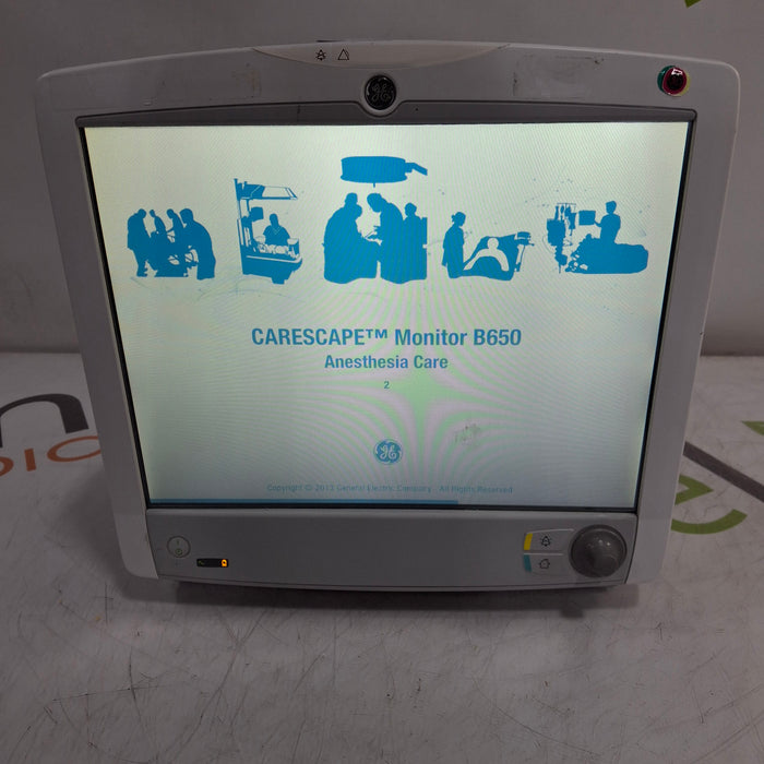 GE Healthcare Carescape B650 Anesthesia Care Patient Monitor