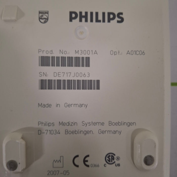 Philips M3001A-A01C06 Fast SpO2, NIBP, ECG, Temp, IBP MMS Module