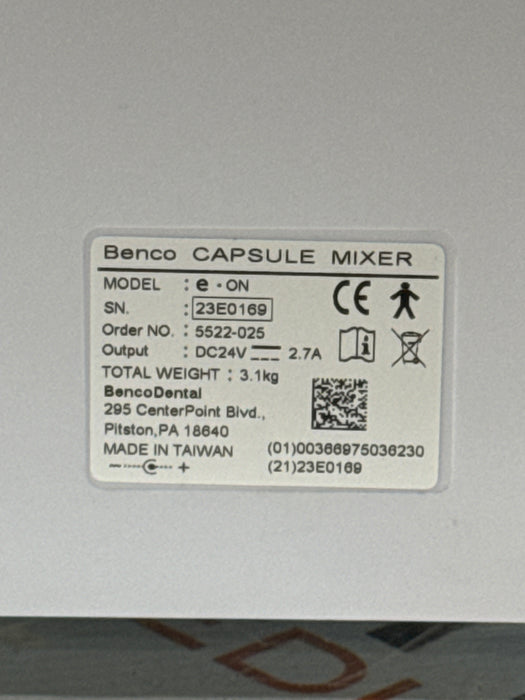 Benco Dental E-On Capsule Mixer