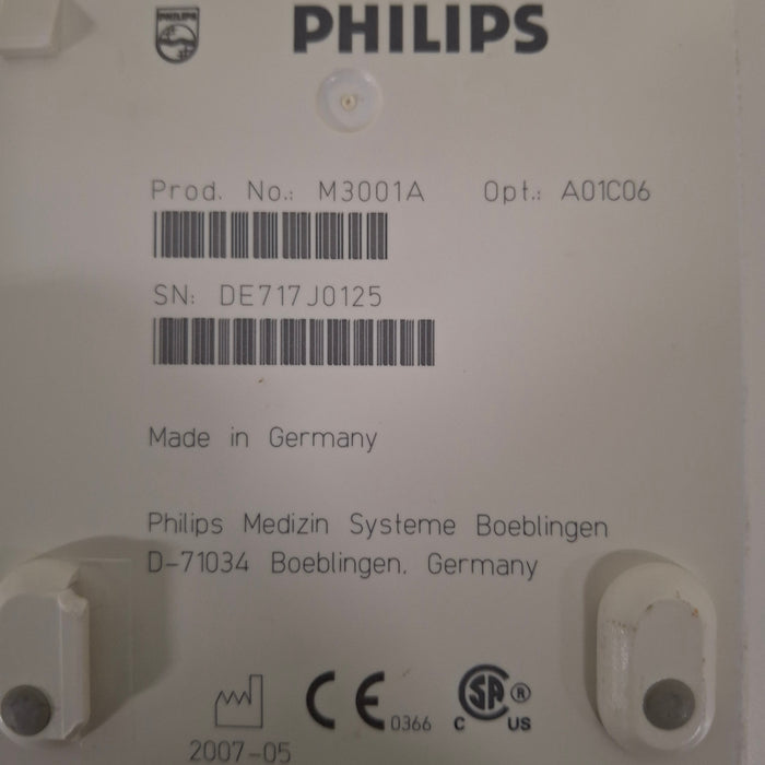 Philips M3001A-A01C06 Fast SpO2, NIBP, ECG, Temp, IBP MMS Module
