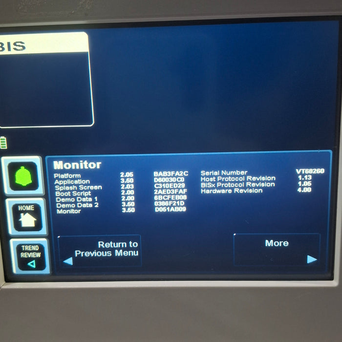 Covidien BIS Monitoring System Bispectral Index Monitor