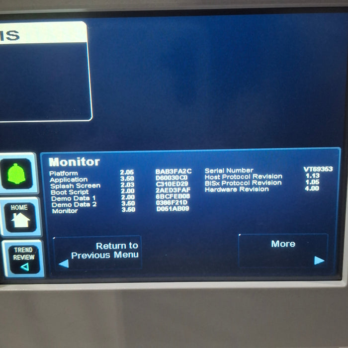 Covidien BIS Monitoring System Bispectral Index Monitor