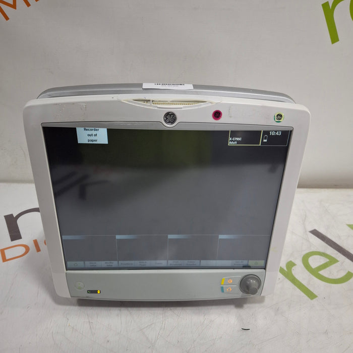 GE Healthcare Carescape B650 Anesthesia Care Patient Monitor