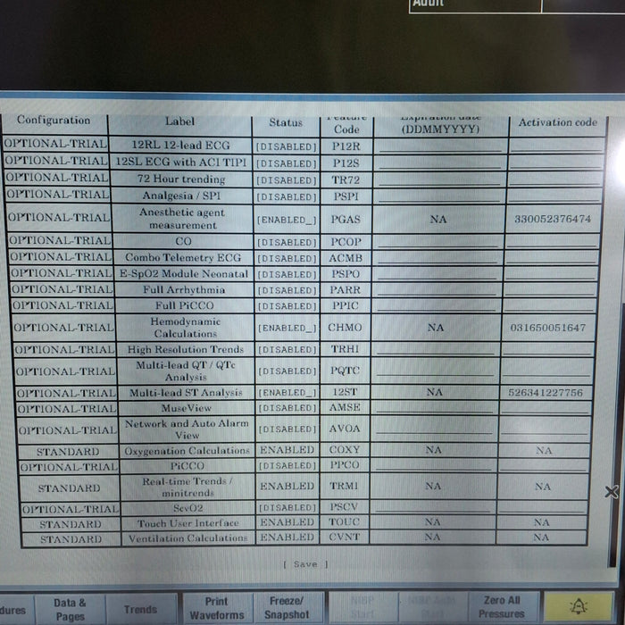 GE Healthcare Carescape B650 Anesthesia Care Patient Monitor