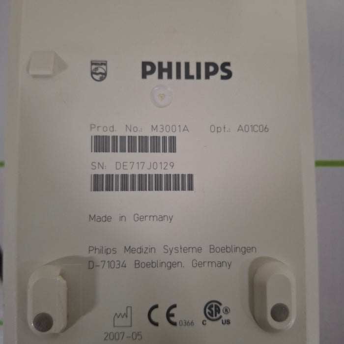 Philips M3001A-A01C06 Fast SpO2, NIBP, ECG, Temp, IBP MMS Module