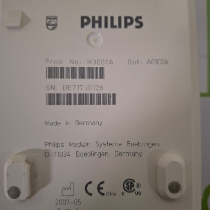 Philips M3001A-A01C06 Fast SpO2, NIBP, ECG, Temp, IBP MMS Module