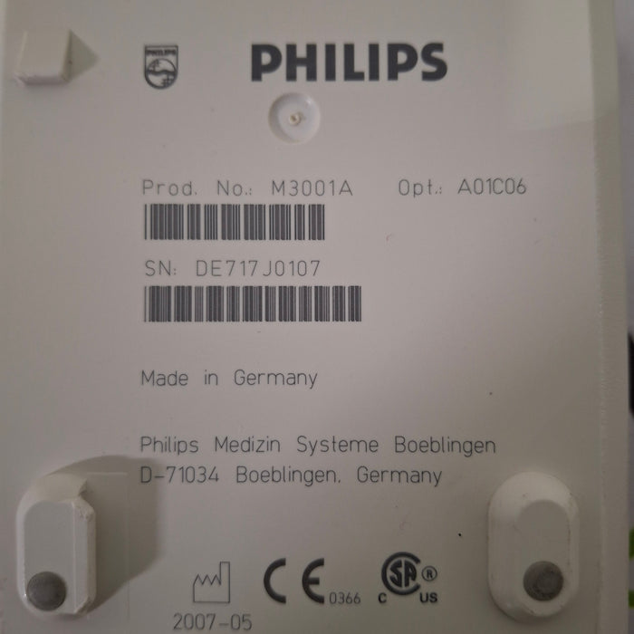 Philips M3001A-A01C06 Fast SpO2, NIBP, ECG, Temp, IBP MMS Module