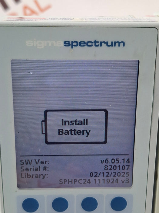 Baxter Sigma Spectrum 6.05.14 without Battery Infusion Pump