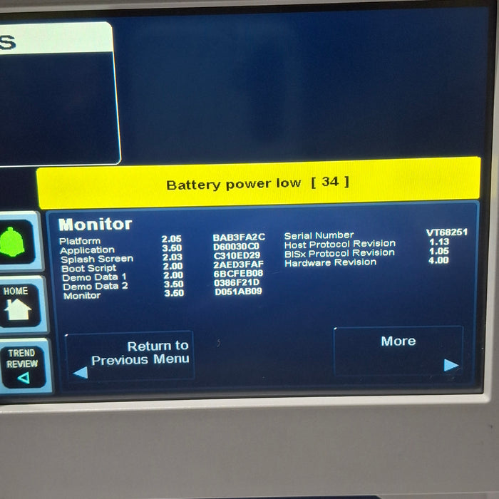 Covidien BIS Monitoring System Bispectral Index Monitor