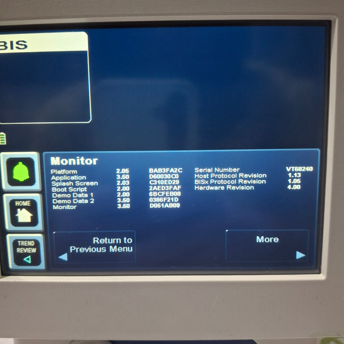 Covidien BIS Monitoring System Bispectral Index Monitor