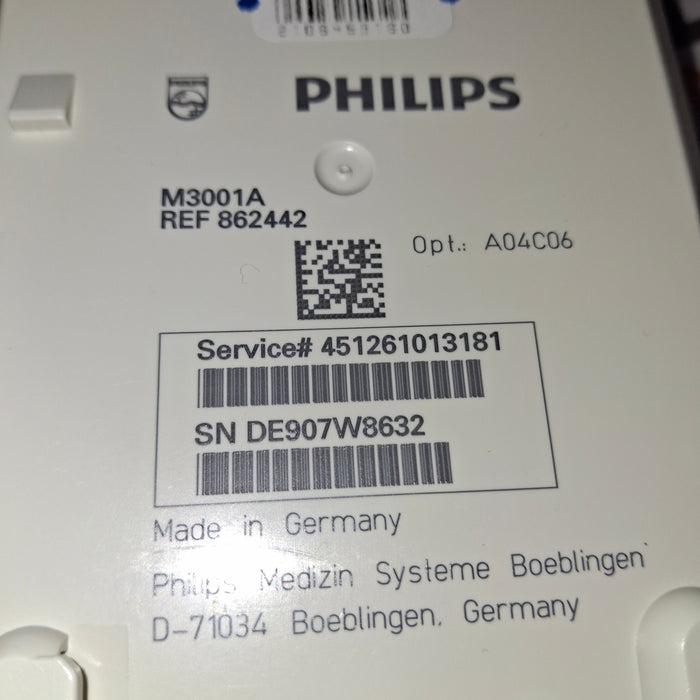 Philips M3001A-A04C06 OxiMax SpO2, NIBP, ECG, Temp, IBP MMS Module