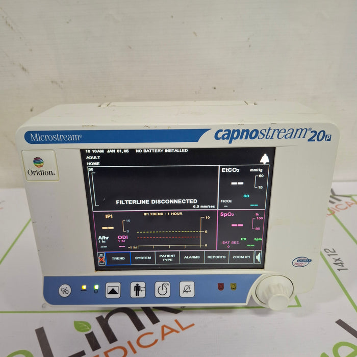 Oridion Capnostream 20P Capnography Monitor