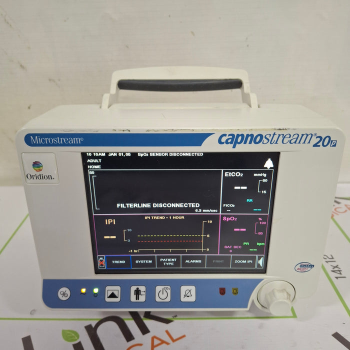 Oridion Capnostream 20P Capnography Monitor