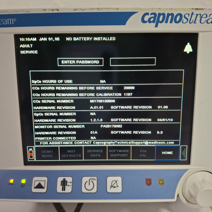 Oridion Capnostream 20P Capnography Monitor