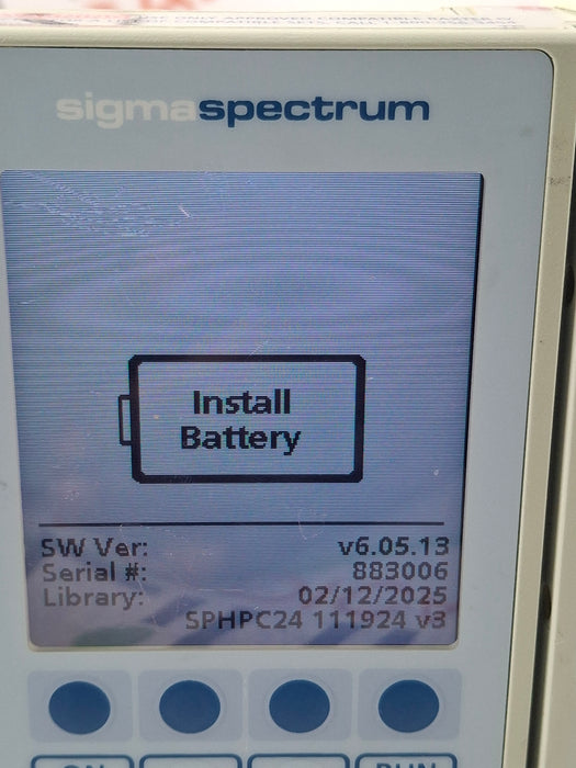 Baxter Sigma Spectrum 6.05.13 without Battery Infusion Pump