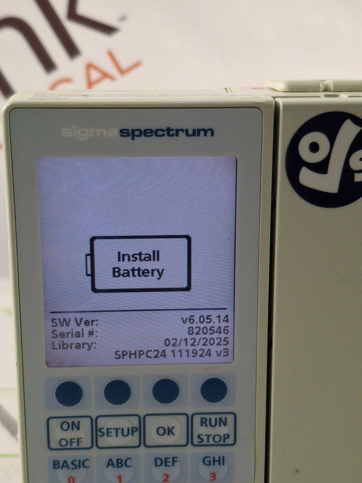 Baxter Sigma Spectrum 6.05.14 without Battery Infusion Pump