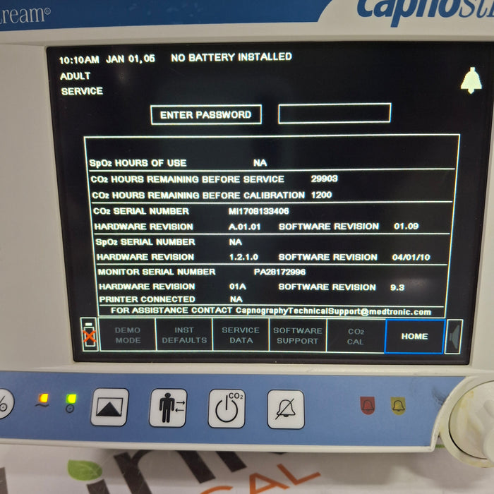Oridion Capnostream 20P Capnography Monitor