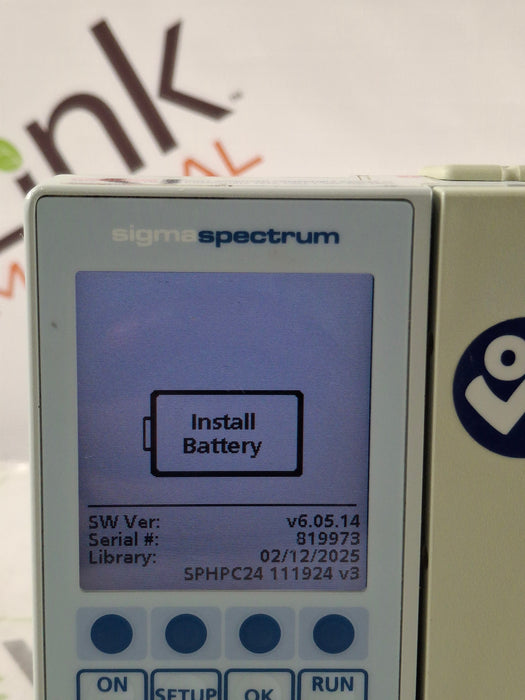 Baxter Sigma Spectrum 6.05.14 without Battery Infusion Pump