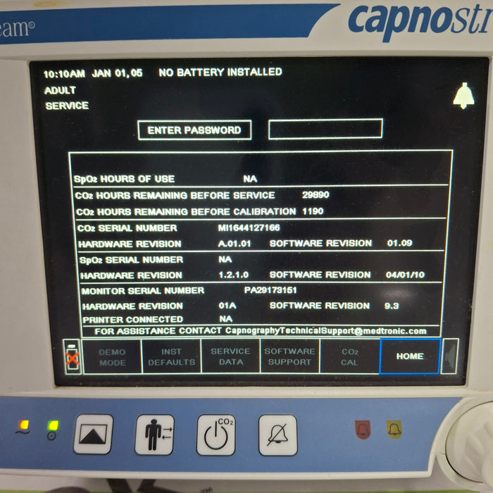 Oridion Capnostream 20P Capnography Monitor