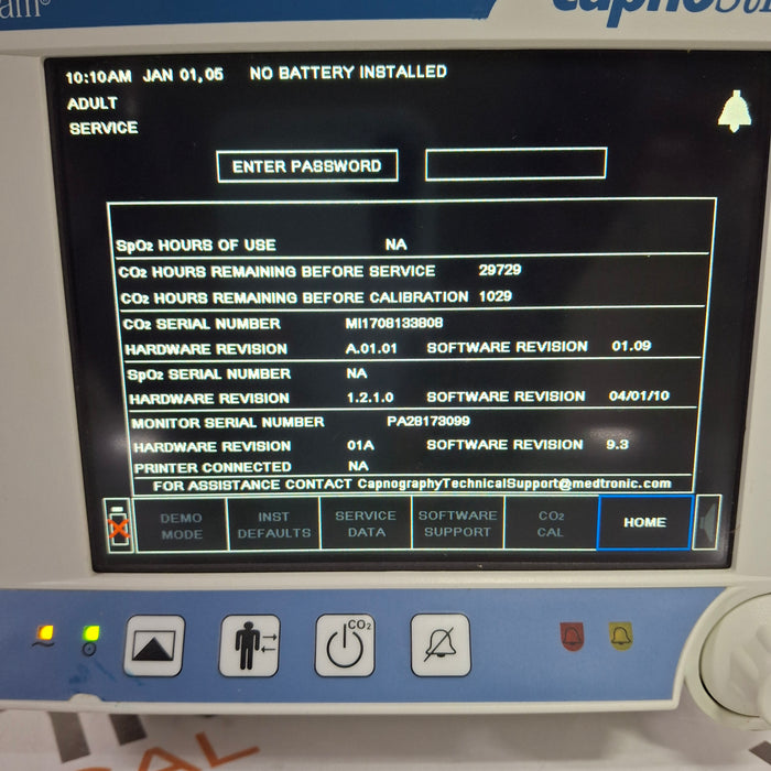 Oridion Capnostream 20P Capnography Monitor